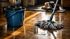 Slik vasker du parkett uten å få matt film – mindre vann gir mer glans
