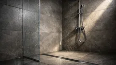 Terskelfri dusj: slik får du et åpnere bad uten dusjkar